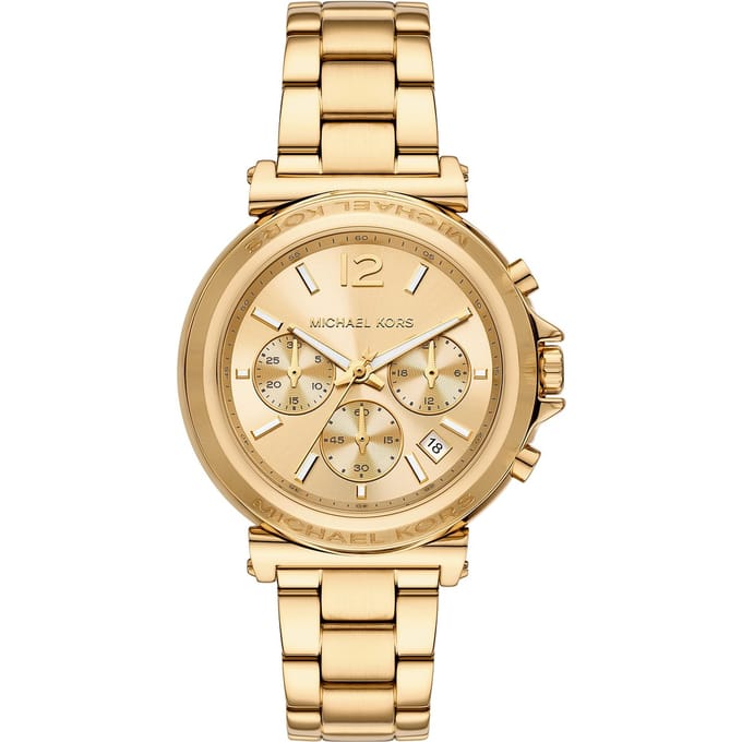 Michael Kors Maren Dames Gouden Horloge MK7493