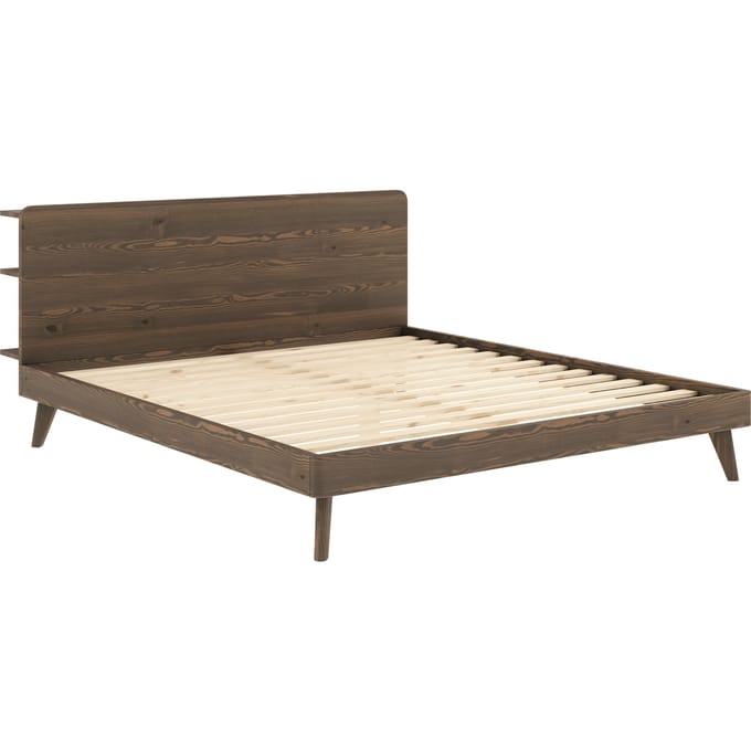 Karup Bed retraite - 106 Carob brown lacquered - 160 x 200 cm