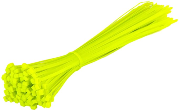 TD47 Kabelbinders 4.8 x 370 mm Fluor Groen - Tie wraps - Tyraps
