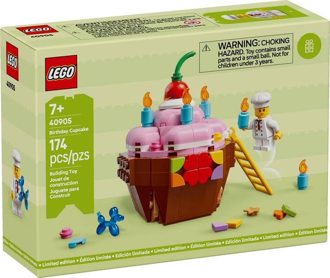 LEGO 40905 Verjaardagscupcake / Birthday Cupcake (Limited Edition)