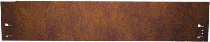Set van 10 Borderrand Cortenstaal - Kantopsluiting - 120 cm lang, 13,5 cm hoog - Thermisch verzinken