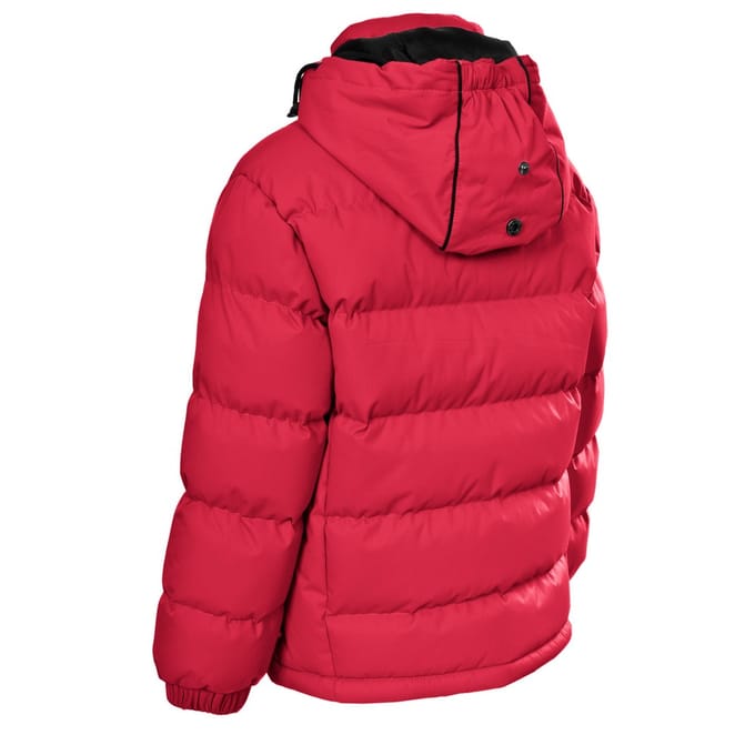 Trespass - Jongens Tuff Padded Winterjas (Rood)