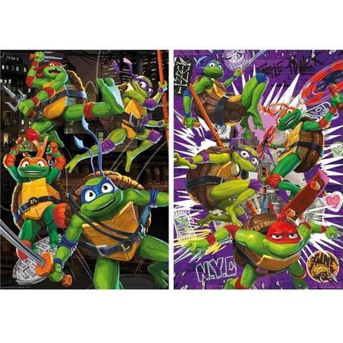 EDUCA - puzzel - 2 x 500 stuks - Ninja Turtles