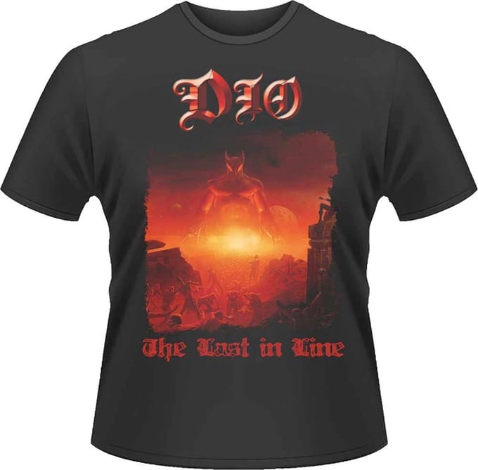 Dio - Last In Line Heren T-shirt - M - Zwart