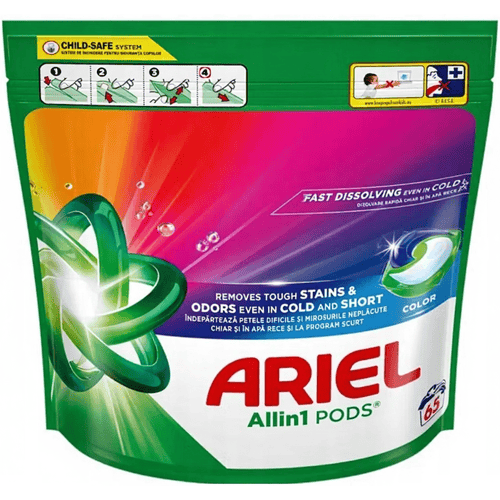 Ariel Wasmiddel Pods All in 1 Color 65 stuks