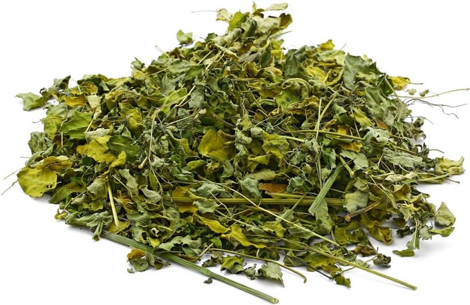 Moringa bladeren aquarium - Moringa leaves - 25 gram