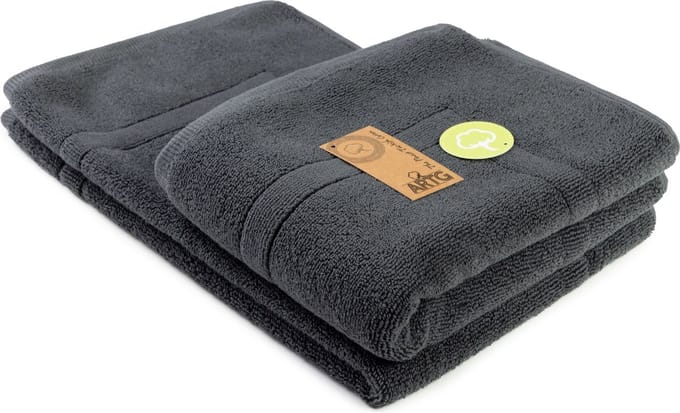 ARTG® Towelzz - Badmat - 100% Katoen - Zware kwaliteit - 50 x 80 cm -  Donkergrijs - Graphite -