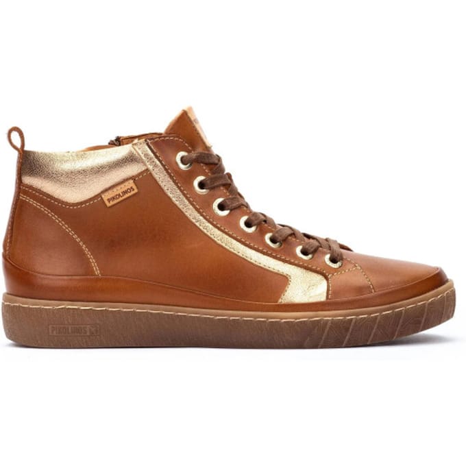 Pikolinos Lanzarote - dames sneaker - Bruin - maat 35 (EU) 2 (UK)