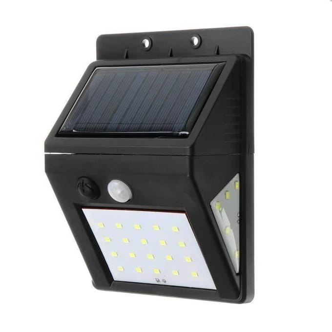 Applique extérieure - YWEI - QK27314 - 30 LED - Solaire - Détecteur de mouvement IP65 blanc