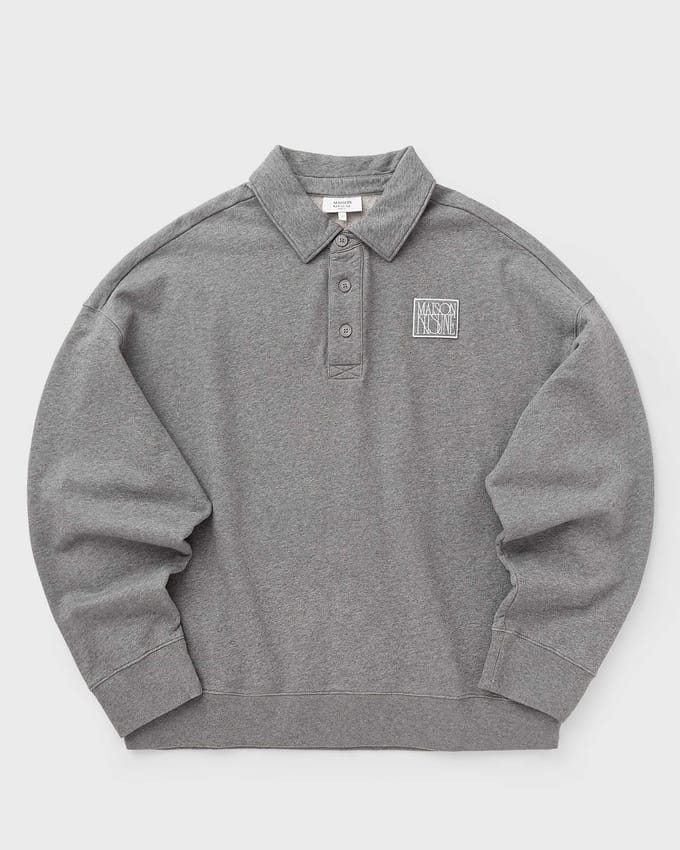 STAMP OVERSIZE POLO SWEASHIRT