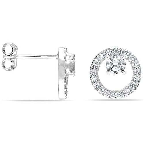 Damesoorbellen Cirkel van Licht in 925 Sterling Zilver BIPE041