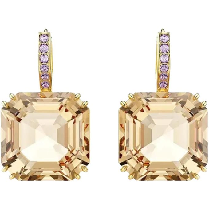 Swarovski Waterdruppel Ontwerp Geluks Kristal Oorbellen Dames oorbellen Bruin 5725744 Box (Random Color) beige