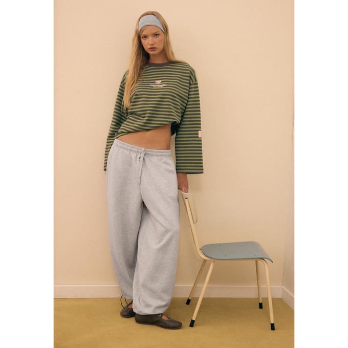 Stradivarius Sweater met strepen  Kaki L