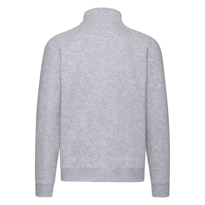Fruit of the Loom Sweatjack Heren Premium (Heide Grijs)