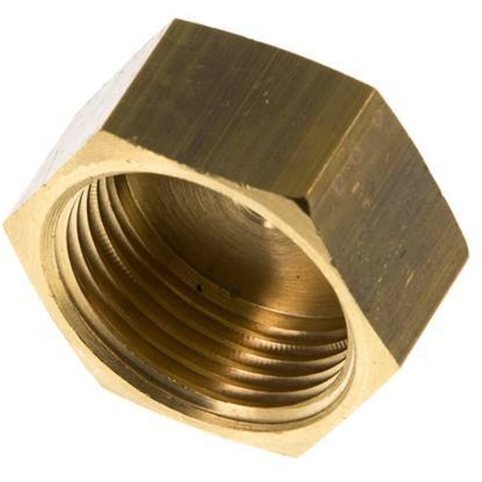 G 3/4'' Messing Afsluitkap 16 Bar [2 Stuks]