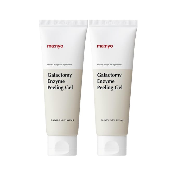 mère:nyo Gel Peeling Galactomy Double Set 120ml ×2 white