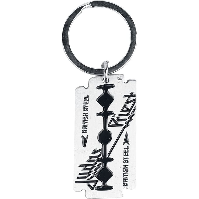 Judas Priest British Steel Unisex Sleutelhanger - zwart/zilverkleurig - Standard