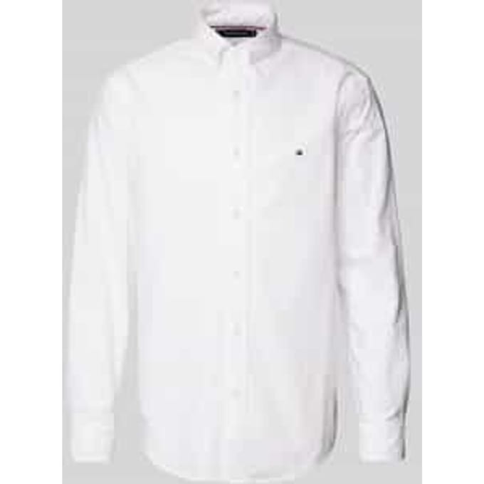 Tommy Hilfiger Solid Heritage Oxfor Overhemd, Ybr - Streetwear - Volwassen