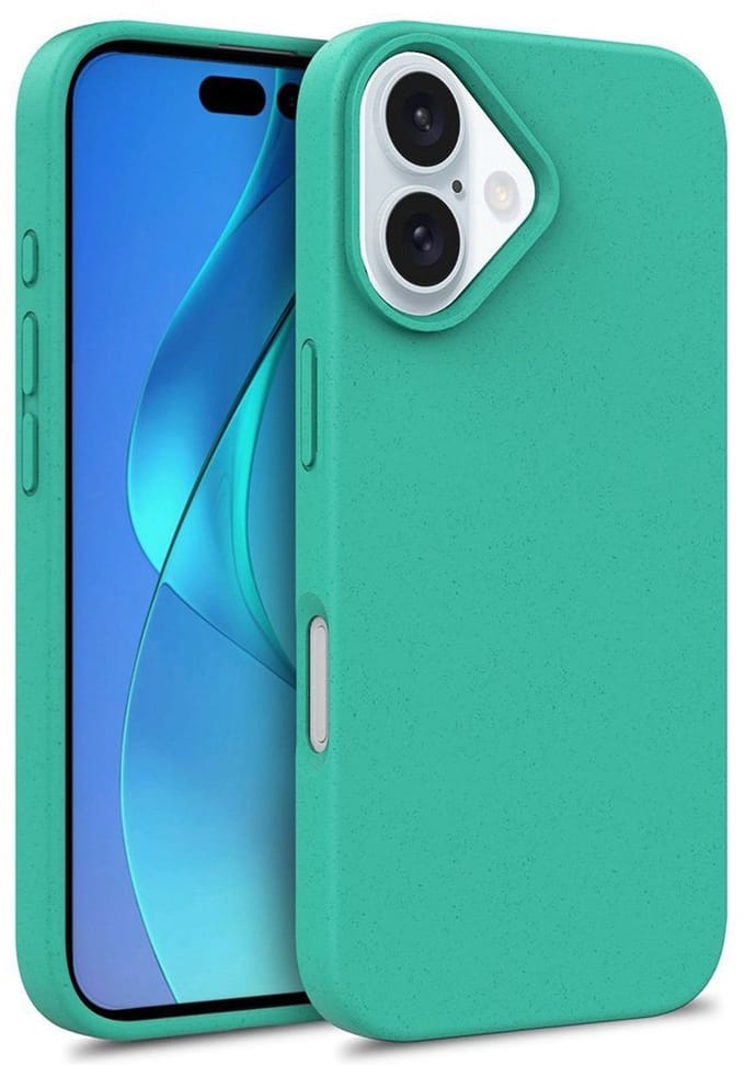 Mobiq - Flexibel Eco Hoesje geschikt voor iPhone 17 - turqoise