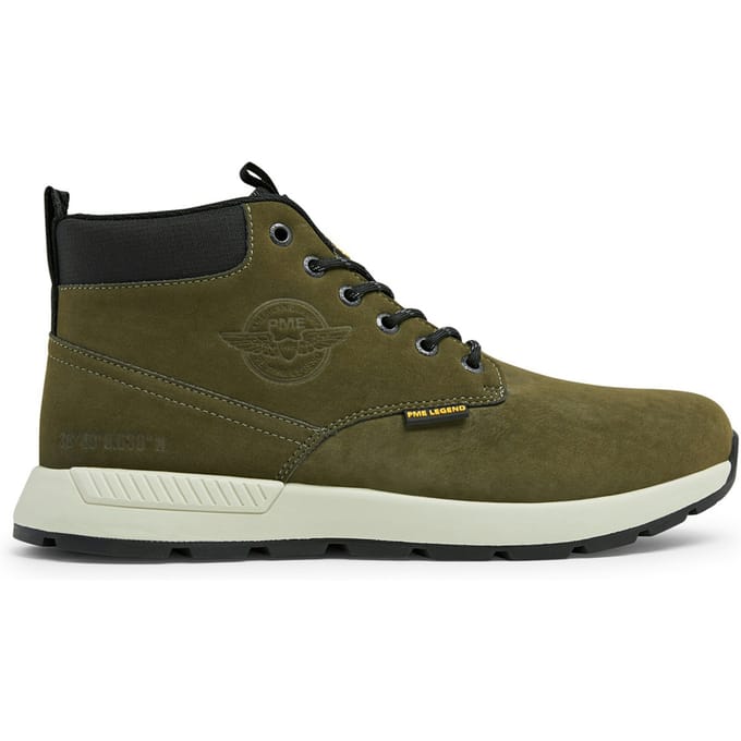 PME Legend - Heren Sneakers Ribber Mid - Groen - Maat 41