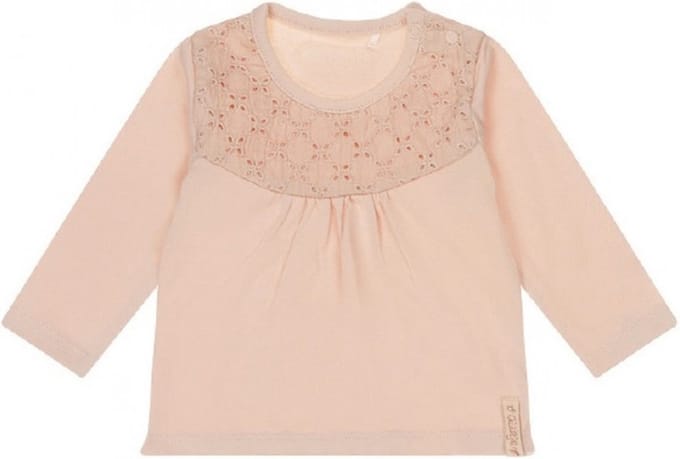 Dirkje-Baby Meisjes T-Shirt Ls-Light Pink