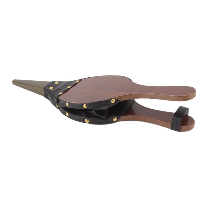 Houten Blaasbalg 15.0 X 5in Openhaard Blaasbalg Handmatige Luchtblazer Openhaardgereedschap met Ophangriem voor black