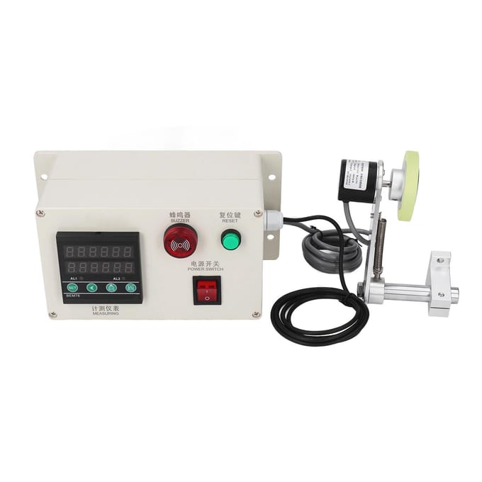 Digitale Lengteteller Rolwielmeter Digitale Display 6 Cijfers 1-999999 voor Stof