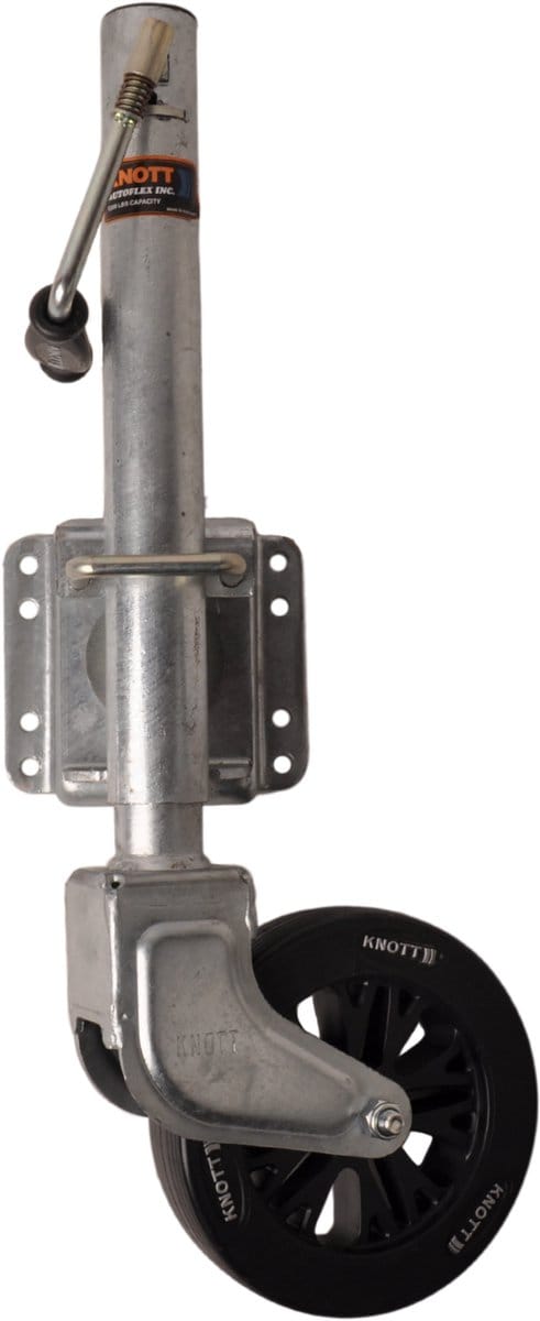 Draaibaar neuswiel - 60 mm - draagvermogen: 150 kg - zijslinger