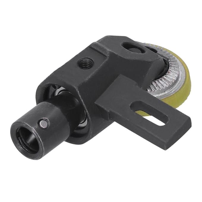 Pied-de-biche Rouleau à Caster en Plastique Multifonction Pièces de Machine à Coudre Industrielle pour Cuir(28mm 26MM black