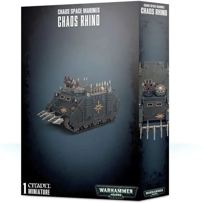 Figurine Games Workshop Warhammer 40k - Space Marine du Chaos Rhino (2019)