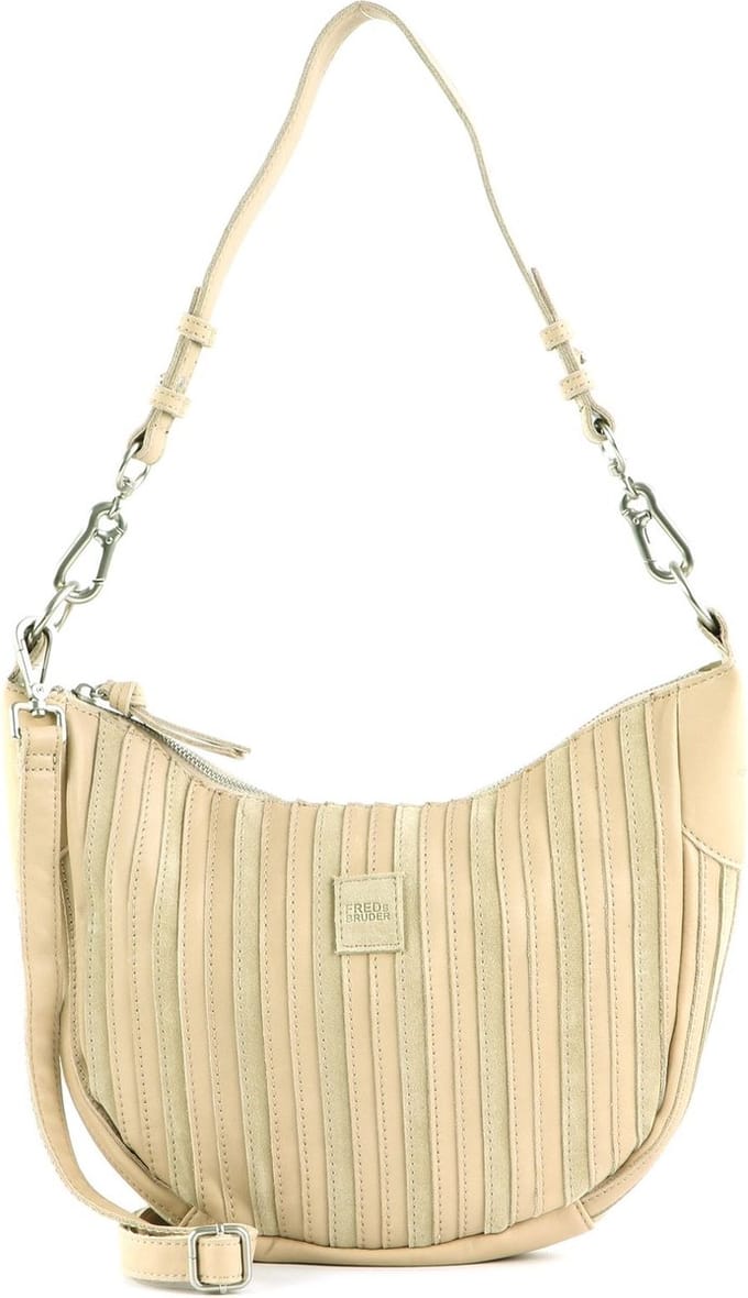 FREDsBRUDER Leren Schoudertas Ravi Shoulderbag Beige