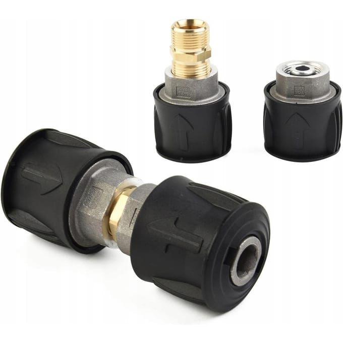 Rosfix Adapter voor Click Slangen – Aansluiting Slangen Karcher K2-K7 | Click Connect Systeem | M22x1,5mm schroefdraad