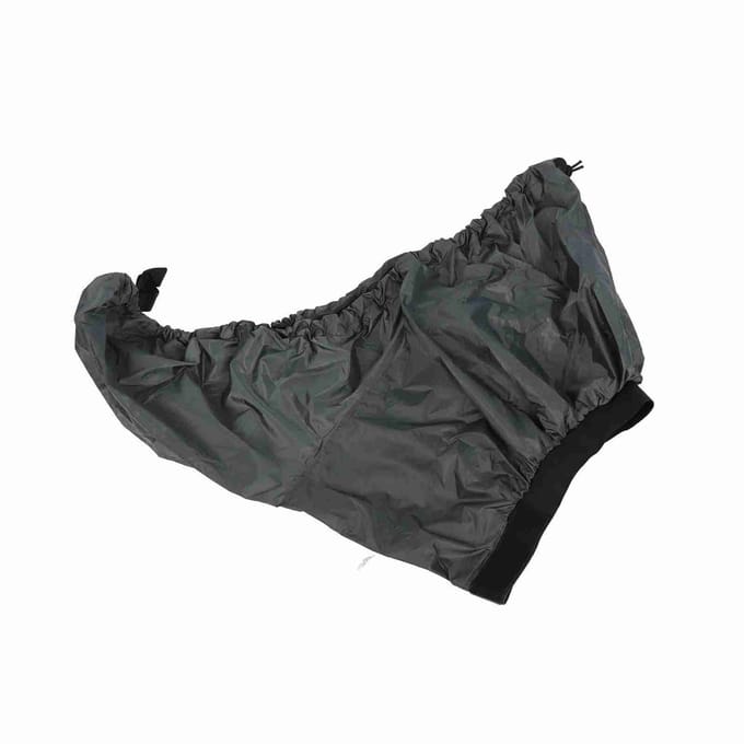 Verstelbare Nylon Kajak Spatzeil Waterdichte Hoes Watersportaccessoire(Grijs) zwart