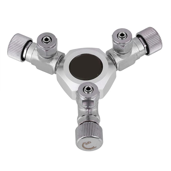 Distributeur multi-voies, régulateur d'aquarium, vanne de séparation de CO2, aquarium (3 voies) white