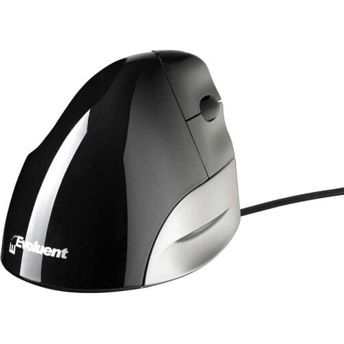 Evoluent Vertical Mouse Standard Right VMSR Ergonomische muis USB Optisch Meerdere kleuren 2 Toetsen 1200 dpi Ergonomisch