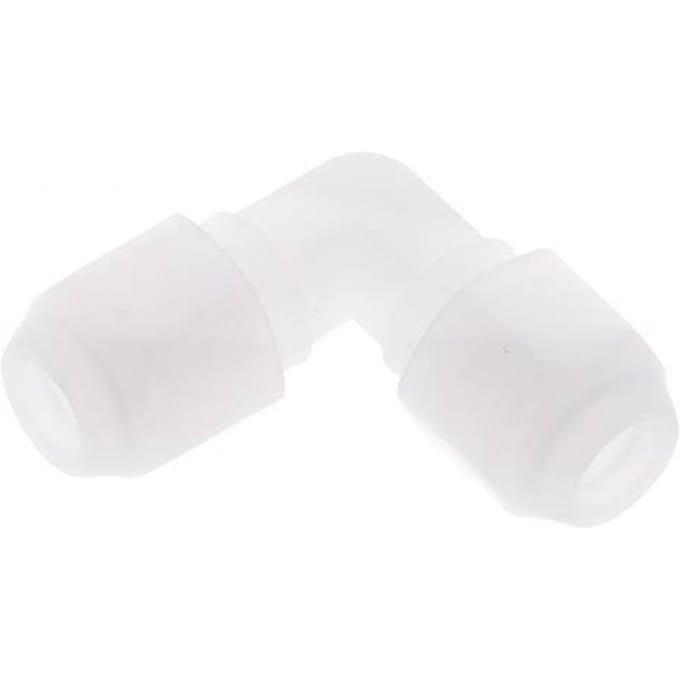 6x8 Mm PP Bocht Slang Aansluiting 10Bar/145Psi [2 Stuks]