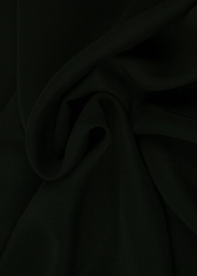 Chiffon stof - Zwart - 15 meter