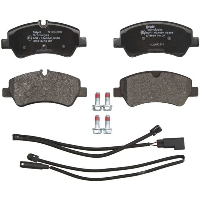 Remblokset DELPHI LP3619, achter