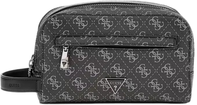 GUESS toilettas Milano Necessaire Dark Black zwart