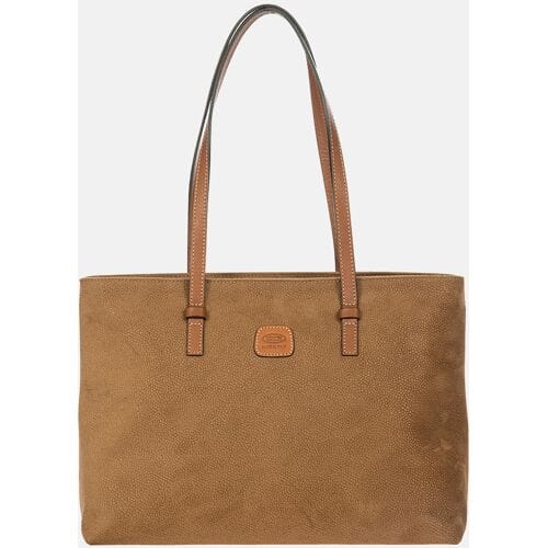 Brics Grote Schoudertas Dames - Leer - Life - Licht Bruin