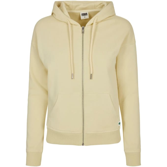 Urban Classics Vest met capuchon -3XL- Organic Terry softyellow Geel