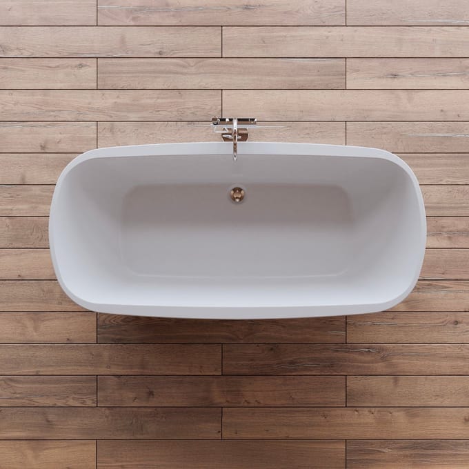 SPALINA - Vrijstaand bad - Dune 170 blanche, 170 x80 x58 cm, Wit
