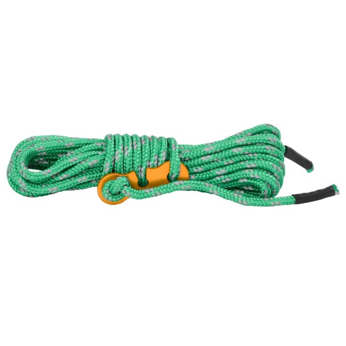vidaXL - Tentscheerlijnen - met - spanners - 8 - st - reflecterend - 4 - m - 4 - mm