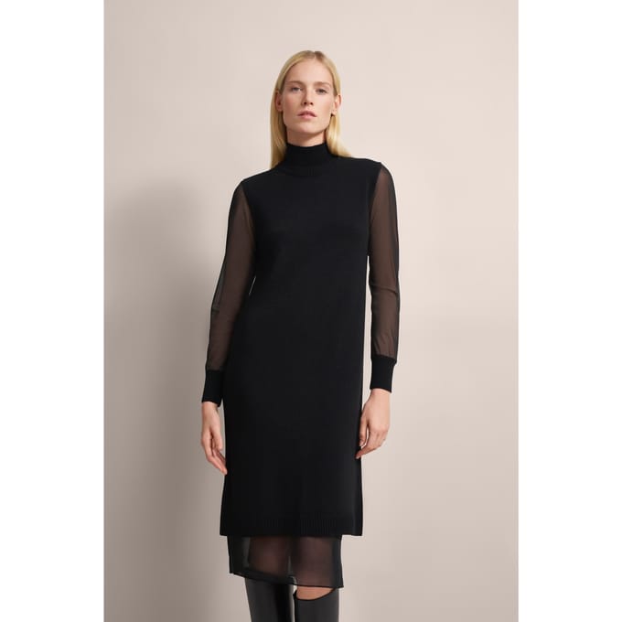 Bugatti Damen Jurk in laagjeslook