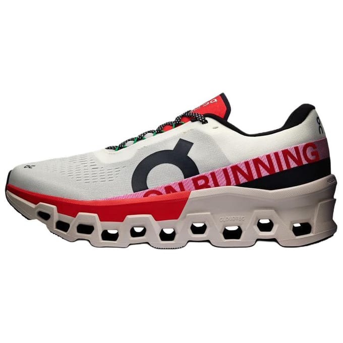 Cloudmonster 2 Ivoor Zilver Rood Heren Sneakers Crème 3ME10122906 44 gray