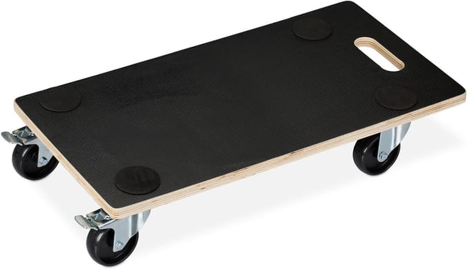 2x meubelroller met rem - 400 kg - meubelhondje - transporthulp - anti-slip