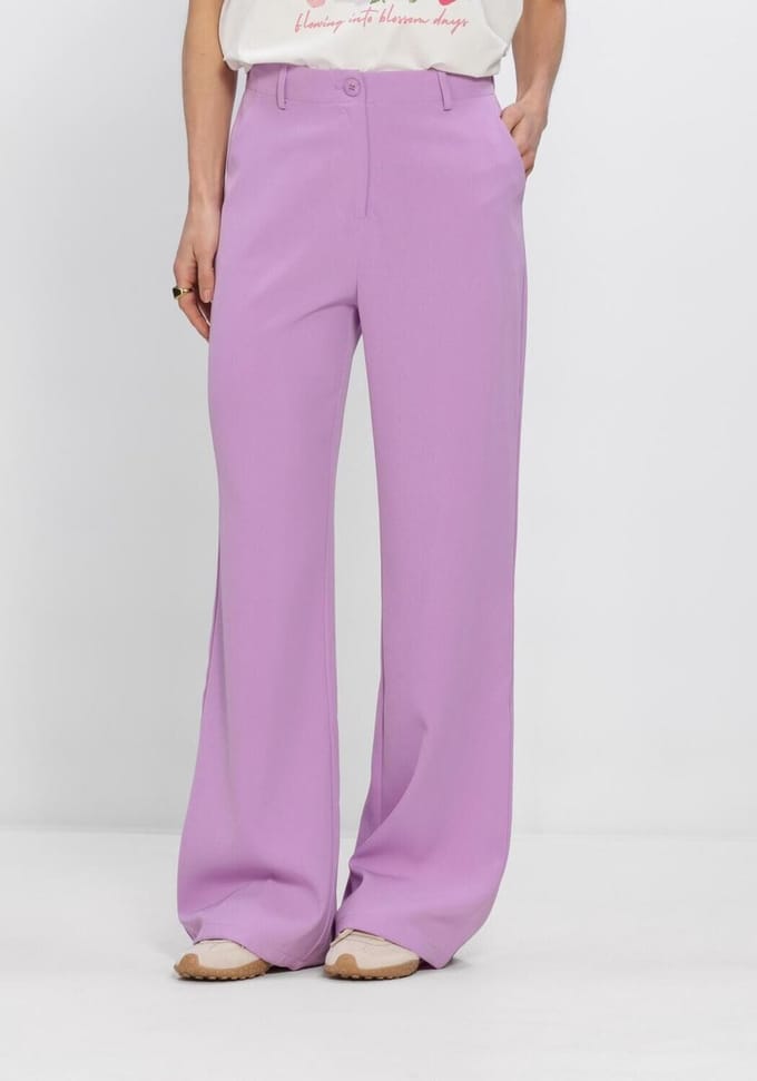 Ydence Pants Solange Broeken Dames - Lila - Maat S