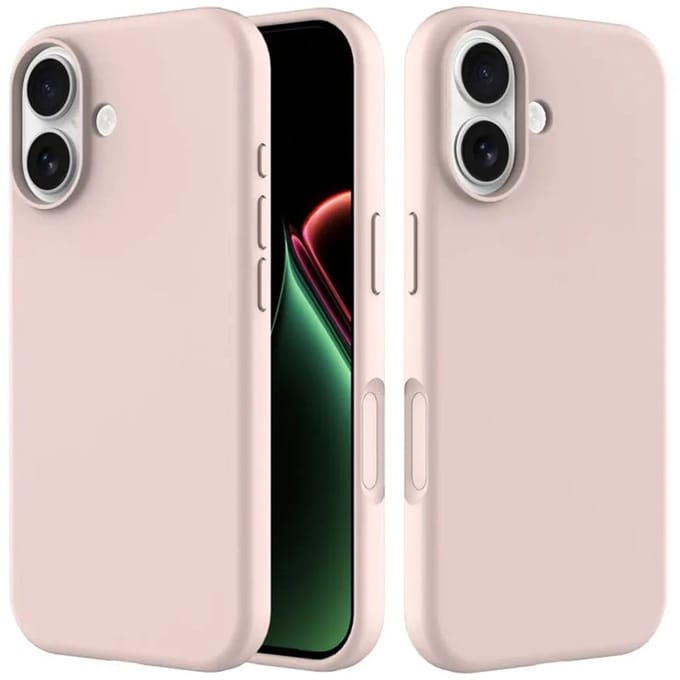 MobyDefend Hoesje - Geschikt voor iPhone 17 - Matte Siliconen Backcover - Roze
