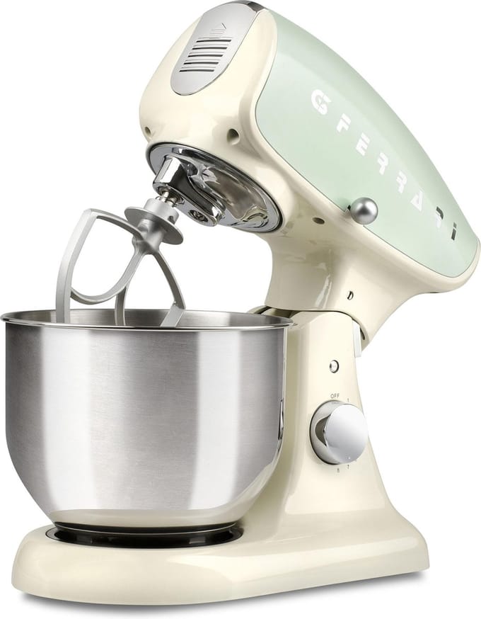 G3 Ferrari - G2007505, Pastaio Deluxe, stand mixer, 5,2L, 1200W, crème/groen