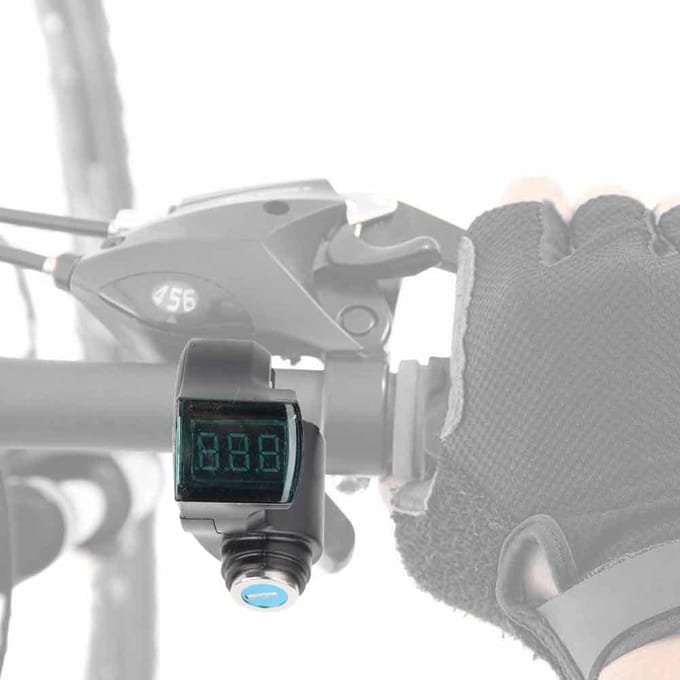 Gasklepmeter met Groene Digitale Spanningweergave en Vergrendeling voor E-bike, Scooter, Driewieler gray
